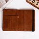 thumbnail image 5 of Funda protectora para pasaporte con correa de cuero de PU, funda protectora para pasaporte RFID para viajes al exterior, billetera, tarjetero, porta billetes de charter, 5 of 6