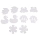 thumbnail image 2 of 5x/10x Alfombrillas antideslizantes para bañera, ducha, apliques, adhesivo de seguridad Conjunto combinado de 10 piezas, 2 of 9