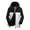 Grey, variant on 3-in-1 Waterproof Windproof Outdoor Jacket for Women, Detachable Liner, Hooded Color Block Warm Coat, 1 Piece, S-XXXL, Plus Size Friendly
