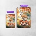 thumbnail image 5 of Hello Fall Pomeranian Football Welcome Autumn with Leaves Pumpkins Vertical Metal Aluminum Sign Pom Dog Lover Gifts Wall Art Home Decor - 00012, 5 of 5