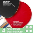 thumbnail image 5 of GoSports Mid-Size Indoor/Outdoor Table Tennis Game Set - Red, 5 of 5