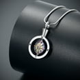 thumbnail image 5 of Compass Urn Necklace for Ashes for Human Stainless Steel Cremation Jewelry Memorial Necklace for Loved Ones Ashes, 5 of 5