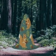 thumbnail image 5 of Honeii Knitted Woodland Squirrel Print Poncho Cape, Cloak Coat, Snuggly Hooded Wearable Blanket, Hooded Cape For Teenagers,Halloween Costumes-Large, 5 of 7