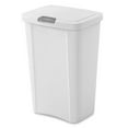 thumbnail image 2 of Sterilite 13 Gallon TouchTop Wastebasket w/Titanium Latch, White (12 Pack), 2 of 9