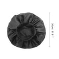 thumbnail image 4 of Unique Bargains 1 Pc High Elasticity Shower Cap for Bathroom Black Satin Fabric, 4 of 6