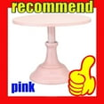 thumbnail image 1 of Cake Stand Home Party Dessert Table Display Rack Dessert Cake Tray Cold Meal Tea Break Table Afternoon Tea Center Rack Metal pink L 12 INCH, 1 of 6