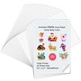 thumbnail image 2 of Printable Vinyl for Inkjet Printer, 20 Sheets Premium Matte White Printable Vinyl Paper,8.3"x 11.7", 2 of 4