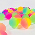thumbnail image 4 of 1 Pcs 25 mm Two-Color Elastic Ball Toy Children Colored Boy Rubber One Size, 4 of 5