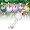 thumbnail image 5 of Rooster decoration chicken statue mini chicken model fairy garden moss landscape DIY resin handmade chicken decoration living room office garden decoration, 5 of 9