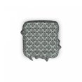 thumbnail image 2 of Damask Ottoman Cover, Damask Shapes Motif, 2 Piece Slipcover Set with Ruffle Skirt for Square Round Cube Footstool Decorative Home Accent, Standard Size, Teal Brown, by Ambesonne, 2 of 5