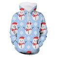 thumbnail image 3 of WEIYLL Mens Hoodies Long Sleeved Christmas Holiday Pullover Christmas M Fall Tops Casual size XL, 3 of 3