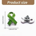 thumbnail image 3 of CIYISON 10pcs Ribbon Brooches Badge Breast Cancers Health Care Pin Women Public Welfare Badge Awareness Fashion Enamel Gift, 3 of 16