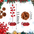 thumbnail image 3 of Holiday Splendor - 40-Piece Red Berry and Pinecone Christmas Decor Set, 3 of 6