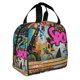 thumbnail image 2 of Balery Graffiti Lamp Urban Scene Bolsa de Almuerzo Aislada – Caja de Almuerzo con Papel de Aluminio Grueso, Mantiene la Comida Fresca por 4 Horas, 2 of 8