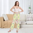thumbnail image 6 of FORMRS Women's Pajama Pants with Pockets Soft Comfy Loungewear Sleep Bottom, Sizes S-2XL, Retro Beige Stars, 6 of 8