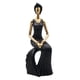 thumbnail image 2 of Figura de resina para dormitorio, boda, sala de estar, estatua romántica para amantes. Chica negra, 2 of 9