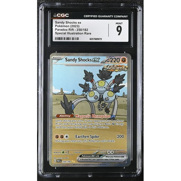 Pokemon Sandy Shocks EX Paradox Rift Special Illustration Rare CGC 9