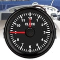 thumbnail image 1 of Car Hourmeter, Low Power Consumption Dashboard Time Clock Anti Fog Curved Glass  For Car Boat Yacht For Ships Car Modification, 1 of 8