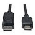 thumbnail image 2 of Tripp Lite 15ft DisplayPort to HDMI Audio/Video Adapter Cable M/M 1080p 15', 2 of 7