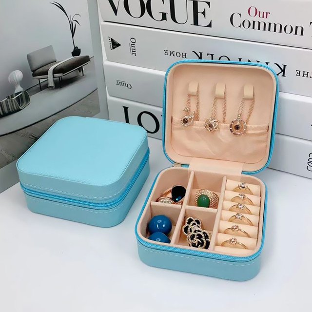 Caja de almacenamiento de joyas, caja de regalo, caja de joyería, caja de pendientes, caja de anillos, caja de joyería portátil