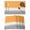 Orange, variant on Orange and Grey Ombre Placemats Set of 4 Gradient Gradual Color Place Mats Table Mats Kitchen Dining Home Outdoor Party Table Decoration
