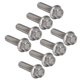 thumbnail image 2 of 20 piezas M10x1.5 Tornillos A2‑70 Tornillo de cabeza hexagonal con brida de acero inoxidable con junta DIN6921M10x40, 2 of 9