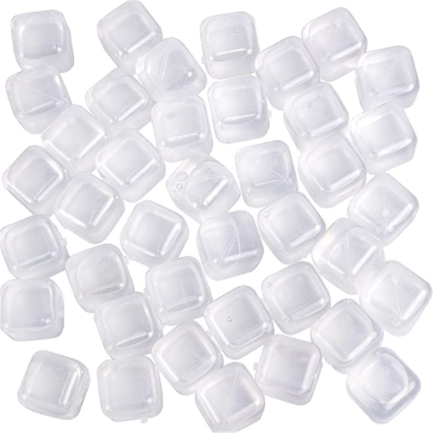 (40Pack) Reusable Ice Cube, Refreezable Plastic Ice Cubes Reusable for
