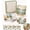 W2-A1, variant on Sea Glass Art Kit Mosaic Kits For Adults DIY Glass Art Kit Complete Seaglass Craft Supplies Kit For Beginners And Pros Handmade Wall Art Decor Gift,E2