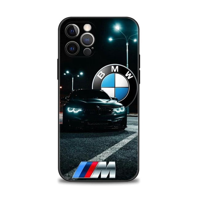 Bmw-funda de silicona con textura de madera para coche deportivo, carcasa de teléfono para Apple iPhone 14, 13, 12, 11 Pro Max, 13, 12 Mini, XS Max, XR, X, 7, 8 Plus Fivean unisex