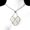 White Crystal, variant on Interchangeable Crystal Net Metal Necklace Stone Holder Necklace Party-Yellow Jade