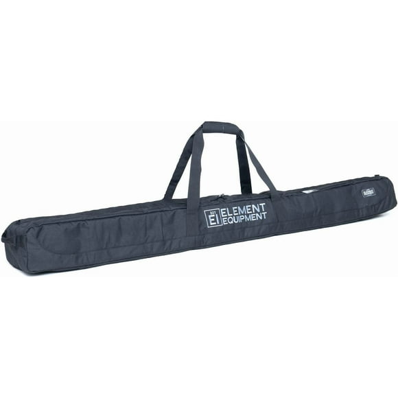 Element Equipment Bolsa de esquí acolchada de lujo individual - Bolsa de viaje premium de alta gama Black Ripstop 175