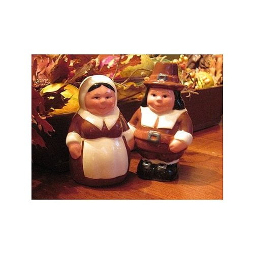 The Pilgrim Pair, Encore Edition, Animated Salt & Pepper Shakers Set