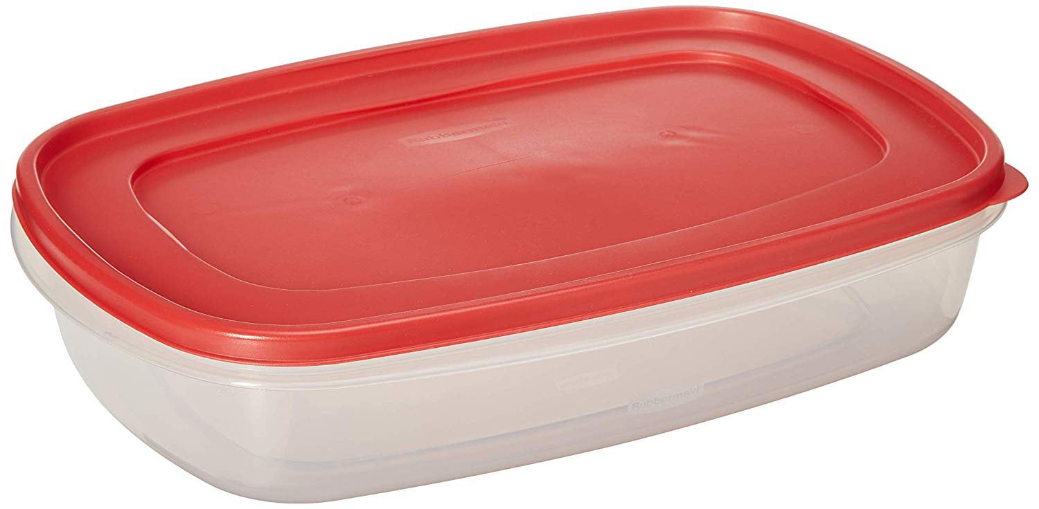 Rubbermaid Cereal Keeper Container 1.5 Gallons 24 Cups Red Rubber