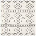 thumbnail image 6 of SAFAVIEH Sparta Siomha Geometric Polyester Shag Area Rug, Ivory/Grey, 4' x 6', 6 of 10