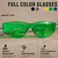 thumbnail image 3 of Bison Life Keystone Full Color Safety Glasses for Men & Women, Anti-Scratch, 12-Pack, 3 of 7