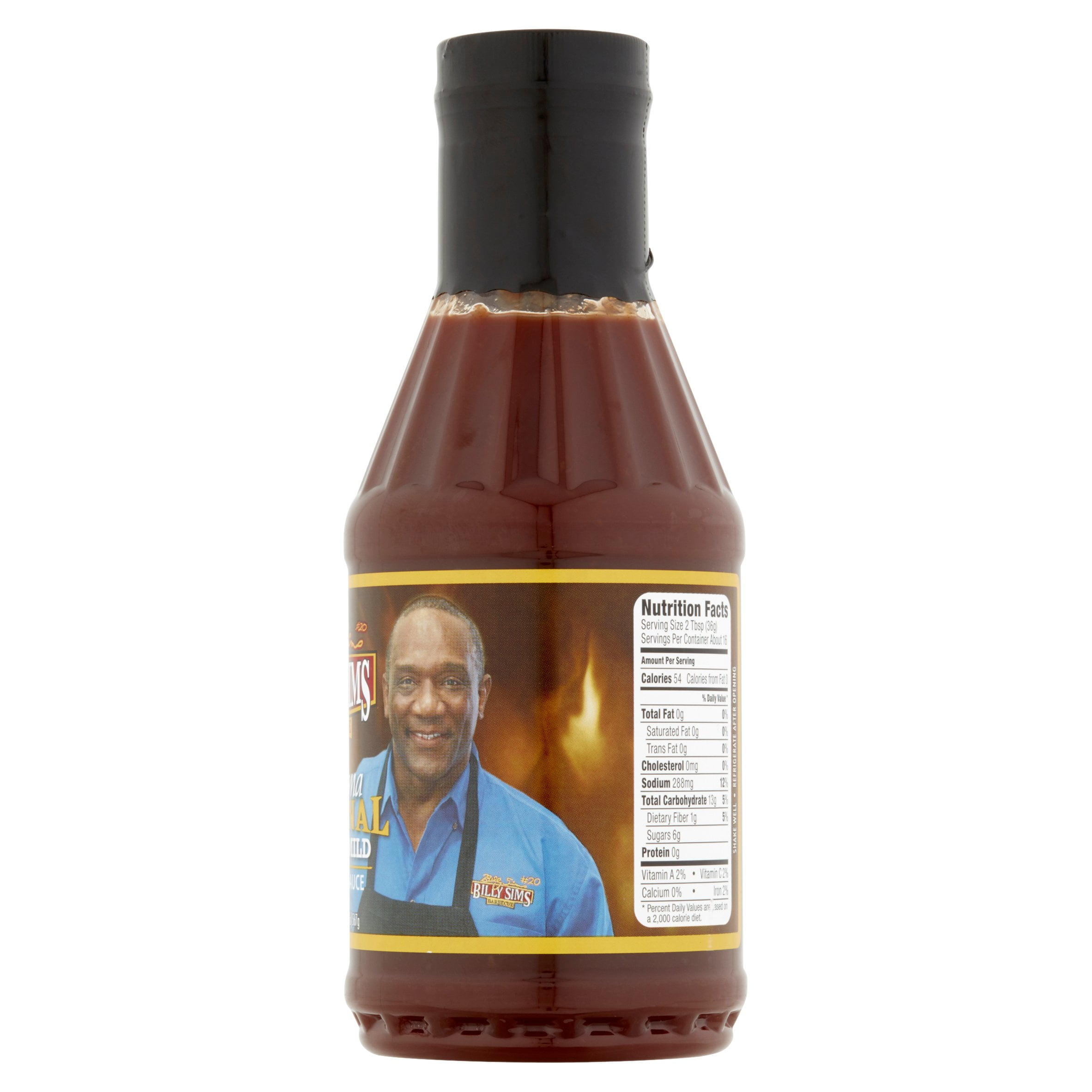 Billy Sims Oklahoma Original Sweet & Mild Barbecue Sauce, 20 oz, Gluten Free, Contains Soy, No High Fructose Corn Syrup