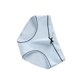thumbnail image 2 of Qarigey Ropa interior Sexy elástica para mujer, calzoncillos de algodón para niña, bragas transpirables que absorben la humedad, ropa Ropa interior cielo azul L, 2 of 6