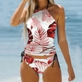 Bathing Suit Shirts for Teen Girls Women's Swimwear Tankini 2 Piece
