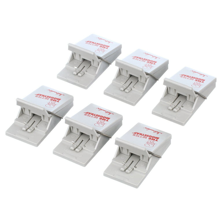 Intruder Mouse and Rodent Traps, Gray - 6 count