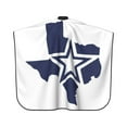 thumbnail image 3 of Star Of Texas State Salon Barber Cape - Professional Hairdressing Waterproof Hair Cutting Cape With Adjustable Snap Closure-Haircut Apron For Hair Stylist And Home Use-55''X66'', 3 of 5