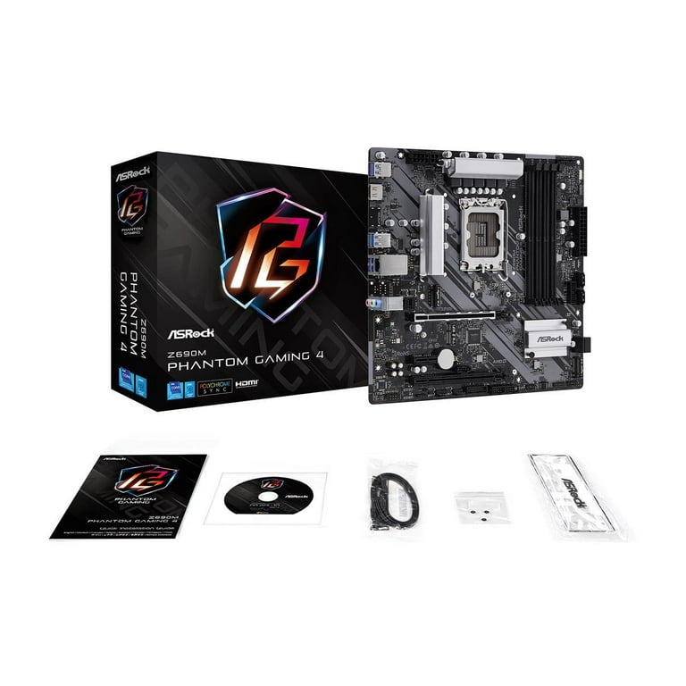 Placa Mae Micro ATX 1700 13/12 Geracao 4DDR4 Z690 PHANTOM GAMING 4 - ASRock  - Info Store - Prod