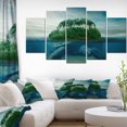 thumbnail image 3 of Design Art Giant Turtle Carrying Island Canvas Print, 3 of 3