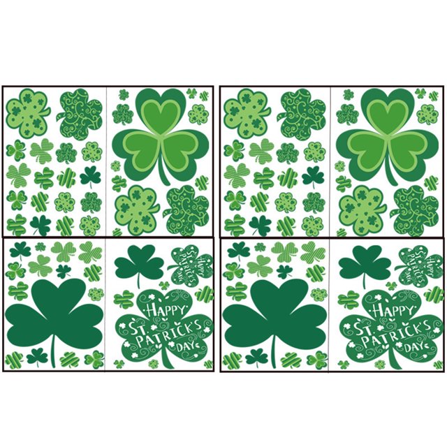 Naiovety 1 Juego de calcomanías para ventana, suministros estáticos para habitación, adornos de fiesta, pegatinas de pared, pegatinas decorativas para Decoración del hogar Tipo 3 Naiovety HA061625-03B