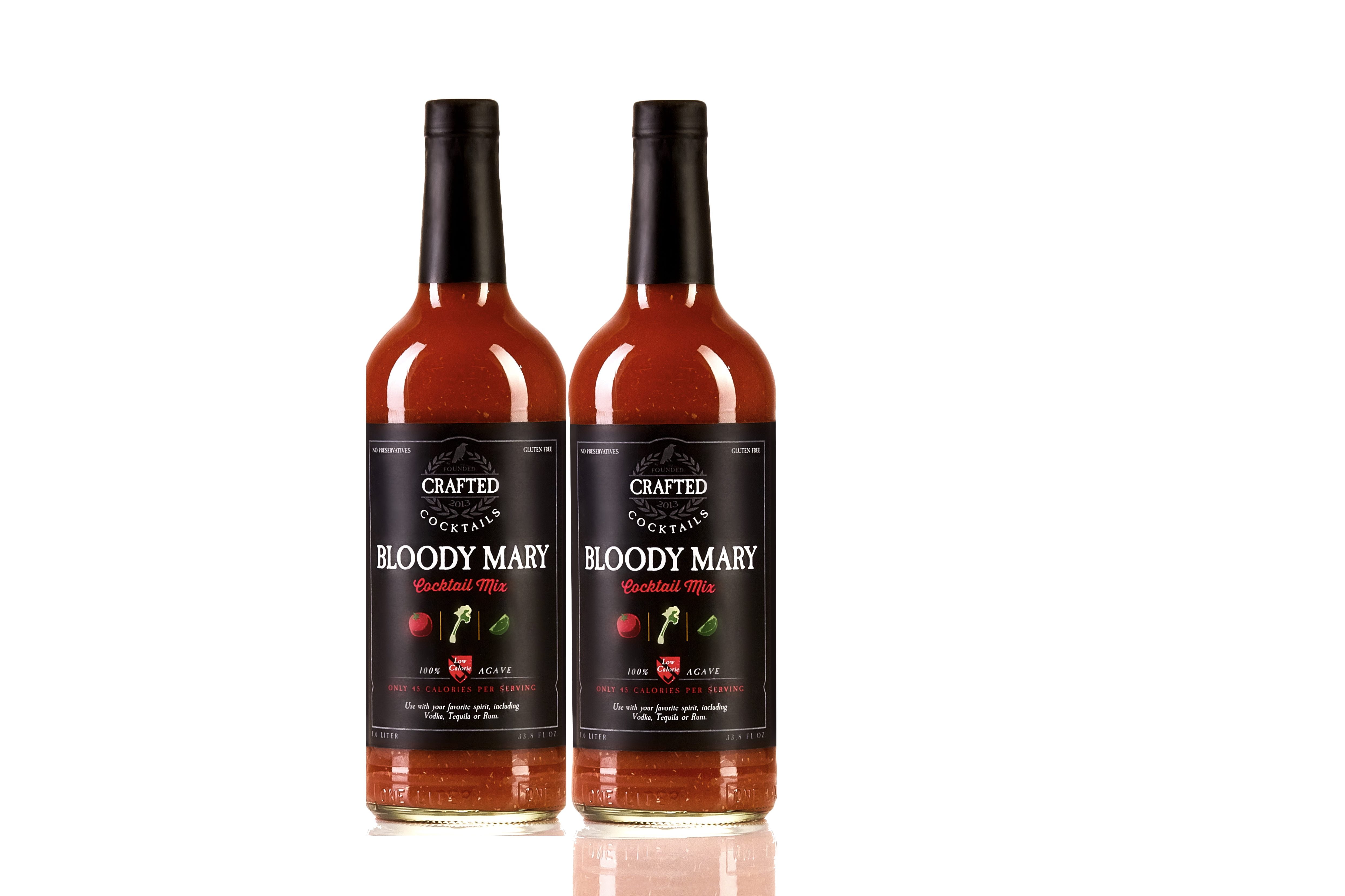 (2 Bottles) Crafted Cocktails Bloody Mary Mix, 1 L