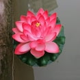 thumbnail image 6 of Artificial Lotus Flower Fake Floating Water Lily Garden Pond Fish Tank Decor, 6 of 7