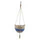 thumbnail image 5 of Cesta tejida para plantas Sunnimix Azul 1 capa canasta de maceta de porche, 5 of 8