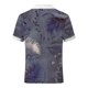 thumbnail image 5 of Camisas Para Hombre Hombres Primavera y verano Camisa Solapa Cremallera Casual Manga corta Camisa suelta Elegante Camisa estampada Top (Navy, XXL), 5 of 5