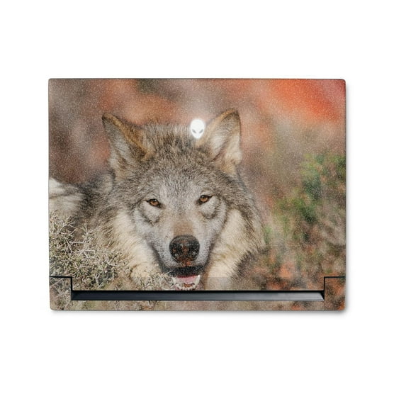High-Gloss Glitter Wrap Kit for Alienware M18 R1 2023 - Happy Wolf Design | Protective, Durable & Easy to Apply | Change Styles | Made in USA