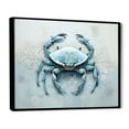 thumbnail image 2 of Designart "Impression Of Blue Crab In Minimalism I" Crab Floater Framed Canvas Prints, 2 of 5