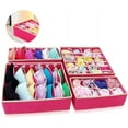 thumbnail image 1 of Underwear Drawer Closet Organizer, Foldable Fabric Dresser Storage Box, 1 of 4